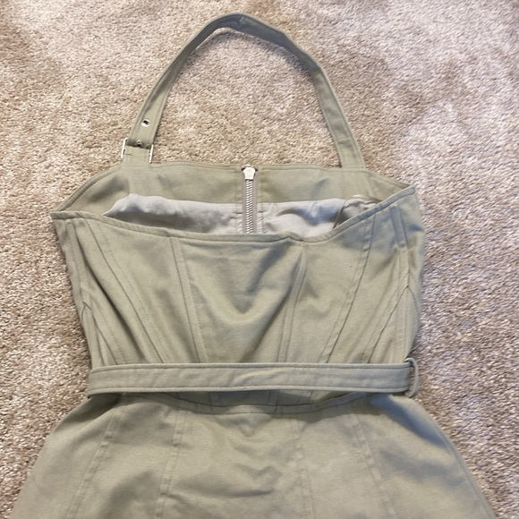 NICHOLAS Delilah Buckle Cotton Blend Twill Halter Dress. Price is firm! - Picture 10 of 16